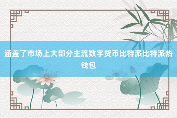 涵盖了市场上大部分主流数字货币比特派比特派热钱包