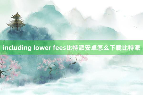 including lower fees比特派安卓怎么下载比特派