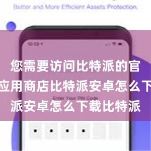 您需要访问比特派的官方网站或应用商店比特派安卓怎么下载比特派