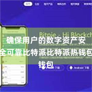 确保用户的数字资产安全可靠比特派比特派热钱包